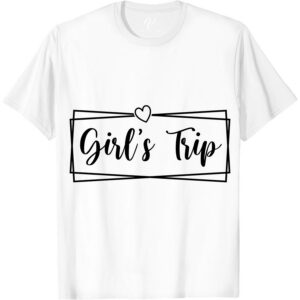 Girl's Trip Fun Graphic Tee | VacationShirts.com  Get ready for the ultimate girl's getaway with our Girls Trip Fun Graphic Tee! Perfect for bachelorette parties or group vacations, this travel tee shirt features unique vacation t-shirt designs that can be personalized for your destination. Stand out in style with our tropical vacation shirts!