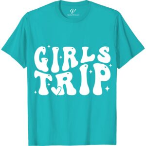 Chic Girls Getaway Tee - Ideal for Group Vacay Fun Grab your squad and make a statement with our Chic Girls Getaway Tee! Perfect for group vacays, these stylish travel t-shirts are the ultimate fun travel tops. Mix and match or go full-on matching, these trendy travel t-shirts will make your trip unforgettable!