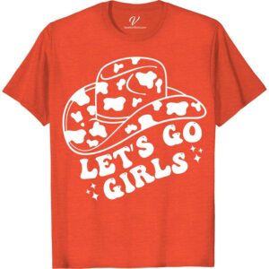 Cowgirl 'Let's Go Girls' Tee - Perfect for Vacay | VacationShirts  Get ready to saddle up for a wild vacation with our Cowgirl 'Let's Go Girls' Tee! Perfect for the cowgirl at heart, this western vacation tee is the ultimate cowgirl travel t-shirt. Whether you're hitting the beach or the open road, this cowgirl summer t-shirt is a must-have for your cowgirl vacation outfit.