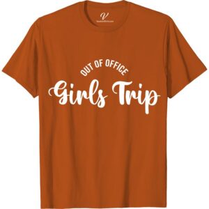 Girls Trip Tee - Out of Office Casual Vacation Shirt  Ready for a girls' getaway? Pack our Girls Trip Tee for the perfect out of office casual travel top. This vacation t-shirt is a must-have for any ladies' trip, from summer vacations to beach trips. Get your girls weekend tee and make a statement in travel-themed apparel!