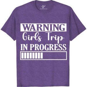 Girls Trip Vibes - Fun & Sassy Vacation Tee | VacationShirts.com  Get ready for your next adventure with our Girls Trip Vibes t-shirt! This fun vacation tee is perfect for a sassy travel squad. Whether it's a bachelorette party or a girls weekend getaway, our matching travel shirts will have you and your crew looking cute and coordinated.