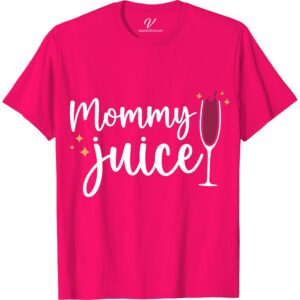 Mommy Juice Wine Humor Tee - Perfect Vacation Shirt Unwind in style with our 'Mommy Juice Wine Humor Tee'! Perfect for any mom's vacation, this funny mom shirt adds a splash of wine-themed humor to your wardrobe. Sip back and relax in this wine lover t-shirt, it's the ultimate wine drinking tee for a humorous vacation!