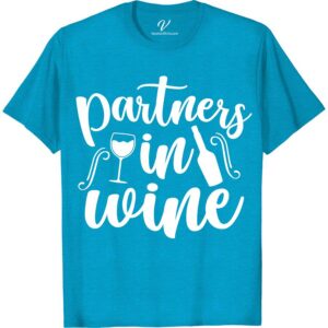 Matching 'Partners in Wine' Tees - Perfect for Vacay Fun! Get ready to sip, savor, and smile on your next getaway with our 'Partners in Wine' matching couple tees! Perfect for wine lovers, these vacation t-shirts add a fun, romantic twist to your couple vacation outfits. Cheers to vacation fun shirts that make memories!