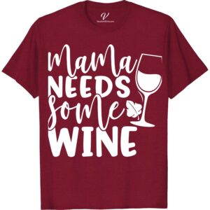 Wine Lover's Vacation Tee - Mama Needs Some Wine - Funny Shirt Looking for the perfect wine lover t-shirt for your next getaway? Look no further than our Mama Needs Some Wine funny wine tee! This vacation t-shirt is the ultimate wine themed shirt for any wine lover gift. Show off your wine humor with this wine vacation apparel and embrace your inner wine mom with our wine lover clothing. Cheers!