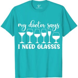 Witty Wine Lovers Tee - 'Need Glasses' Vacation Shirt Get ready to pour a glass of laughter with our 'Need Glasses' vacation tee! Perfect for wine lovers, this witty wine shirt adds a splash of humor to your getaway. Raise a toast to wine-themed shirts and wine lovers apparel that's as funny as it is fashionable.