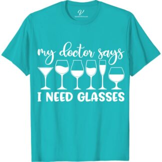 Witty Wine Lovers Tee - 'Need Glasses' Vacation Shirt  Get ready to pour a glass of laughter with our 'Need Glasses' vacation tee! Perfect for wine lovers, this witty wine shirt adds a splash of humor to your getaway. Raise a toast to wine-themed shirts and wine lovers apparel that's as funny as it is fashionable.