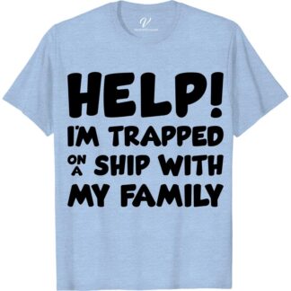Family Cruise Funny Tee - 'Trapped on Ship' - VacationShirts  Get ready to set sail with our hilarious Trapped on Ship family cruise shirt! Perfect for your next cruise vacation, this funny cruise tee will have everyone laughing on deck. Show off your cruise humor with this must-have piece of family vacation apparel.