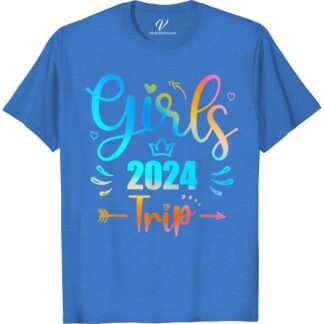 Girls Getaway 2024 | Fun Graphic Tee for Vacays  Get ready for Girls Getaway 2024 with our fun vacation tee! This graphic tee for vacation is perfect for your girls' trip. Show off your travel spirit with this women's vacation shirt that's as stylish as it is comfortable. Pack your bags and don this getaway graphic tee for an unforgettable adventure!