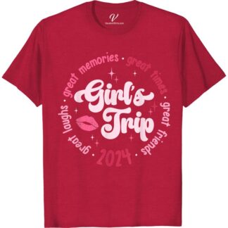 2024 Girls' Trip Commemorative Tee - Fun & Laughter  Get your squad geared up with our 2024 Girls' Trip Commemorative Tee! This fun vacation shirt is the perfect souvenir to remember all the laughter and good times. Ideal for a girls getaway, this 2024 trip shirt is a must-have piece of girls trip apparel!