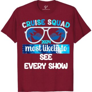 Cruise Squad 2024 Showstopper Tee - VacationShirts.com  Get ready to set sail in style with our Cruise Squad 2024 Showstopper Tee! Perfect for group cruise wear, this vacation shirt is a must-have for any cruise vacation clothing collection. Make a statement with matching cruise tees for the whole family and customize your cruise ship attire today!