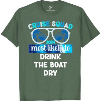 Cruise Squad 2024 Tee - Hilarious Drinking Vacation Shirt  Set sail in style with our Cruise Squad 2024 Tee! Perfect for your next group cruise, this hilarious drinking vacation shirt is sure to get laughs on board. Get your cruise party started with the ultimate tropical vacation t-shirt - the must-have cruise vacation outfit!
