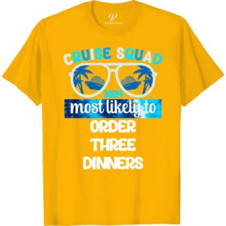 Cruise Squad 2024 Tee - 3 Dinners Edition | VacationShirts  Get ready to set sail with your crew in style with our Cruise Squad 2024 Tee - 3 Dinners Edition! These customizable cruise shirts are perfect for your group cruise tees, featuring unique cruise t-shirt designs. Make unforgettable memories in matching cruise shirts for the whole family!