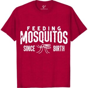Feeding Mosquitos Funny Vacation Tee - Perfect for Travelers Get ready to laugh off those pesky mosquito bites with our 'Feeding Mosquitos Funny Vacation Tee.' This hilarious travel shirt is the ultimate travel t-shirt for any traveler with a sense of humor. Perfect for your next vacation, this mosquito humor shirt is a must-have for any trip!