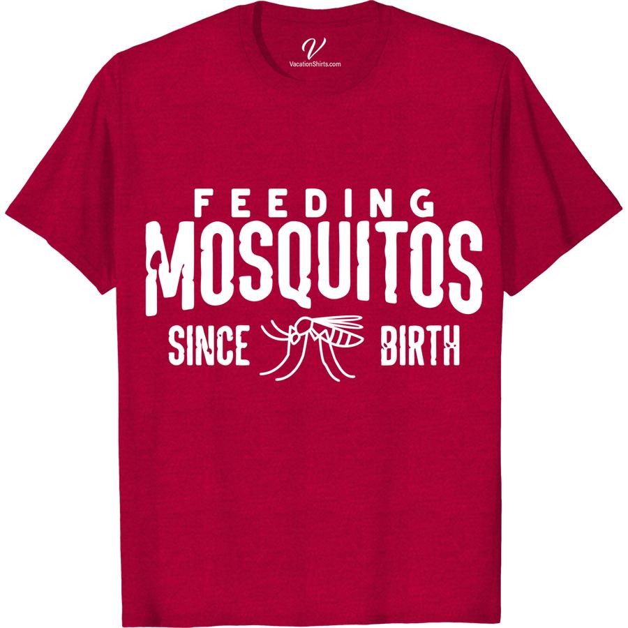 Feeding Mosquitos Funny Vacation Tee - Perfect for Travelers Get ready to laugh off those pesky mosquito bites with our 'Feeding Mosquitos Funny Vacation Tee.' This hilarious travel shirt is the ultimate travel t-shirt for any traveler with a sense of humor. Perfect for your next vacation, this mosquito humor shirt is a must-have for any trip!