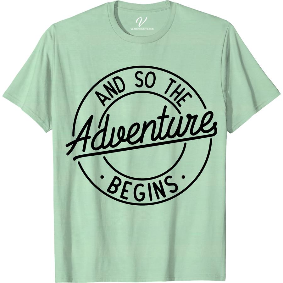 Adventure Awaits - Men's/Women's Travel Tee | VacationShirts.com Get ready for your next adventure with our Adventure Awaits travel tee! Made for both men and women, this comfortable and stylish shirt is perfect for any vacation. Whether you're exploring the great outdoors or just need some travel-themed clothing, this tee has you covered. Shop now at VacationShirts.com!