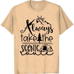 Explore in Style: Scenic Route Adventure Tee - VacationShirts Hit the road in our Scenic Route Adventure Tee! Perfect for those who love to explore in style, this vacation shirt is ideal for any outdoor adventure. With a stunning scenic view design, it's the ultimate travel t-shirt for your next road trip.