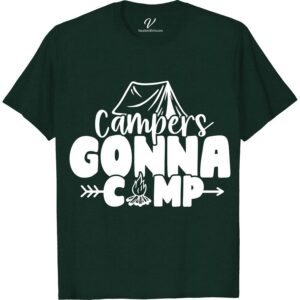 Outdoor Adventure Tee - Campers Gonna Camp Graphic Shirt Unleash your inner explorer with our Outdoor Adventure Tee - Campers Gonna Camp Graphic Shirt! Perfect for your next camping trip, this wilderness tee is a must-have for any nature lover. Whether you're hiking or sitting by the campfire, this adventure travel t-shirt has you covered.