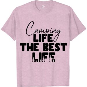 Camping Life Tee - Comfy Casual Vacation Shirt in Various Colors  Embrace the great outdoors in style with our Camping Life Tee! Perfect for nature lovers, this comfy casual shirt is a must-have for your next camping trip. Available in various colors, it's the ideal travel t-shirt for any adventure seeker. Get yours now and cozy up by the campfire!