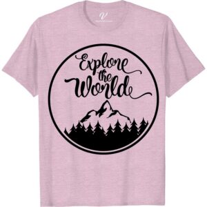 World Explorer Graphic Tee - Adventure Travel Shirt  Discover the globe in style with our World Explorer T-Shirt! Perfect for adventure seekers and travel lovers alike, this graphic travel tee will be your go-to for all your expeditions. Embrace your wanderlust and explore the world in our adventure travel shirt.