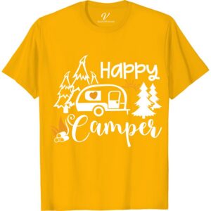 Adventure Graphic Tee | Happy Camper | VacationShirts.com Embrace the great outdoors with our Adventure Graphic Tee. Featuring a 'Happy Camper' design, this wilderness shirt is perfect for any nature enthusiast. Ideal as travel apparel, our camping t shirts are a must-have addition to your outdoor clothing collection. Get yours now at VacationShirts.com!