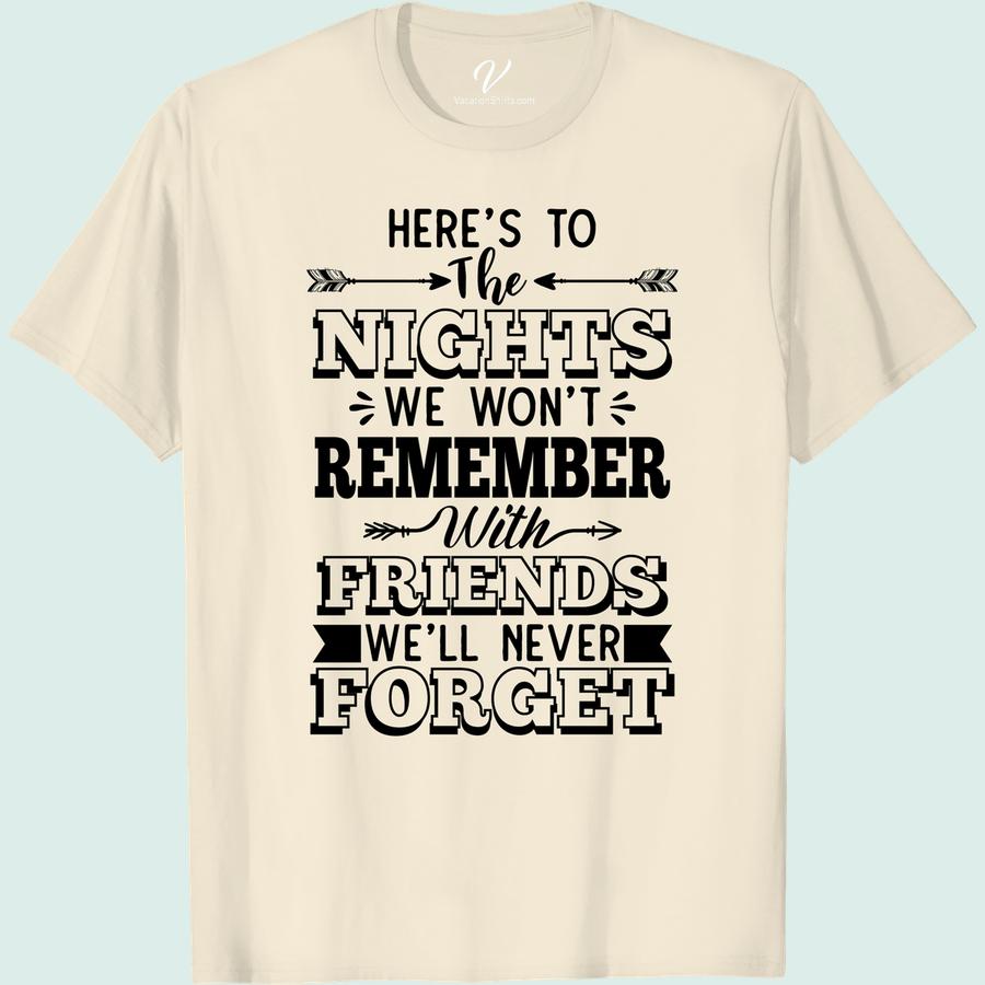 Unforgettable Nights Tee - VacationShirts.com Exclusive Make your summer holiday unforgettable with our Exclusive Travel Shirt. The Unforgettable Nights Tee is a must-have for any beach vacation. This tropical vacation apparel is the perfect adventure tee and travel souvenir shirt. Get your hands on this unique VacationShirts.com merchandise now!