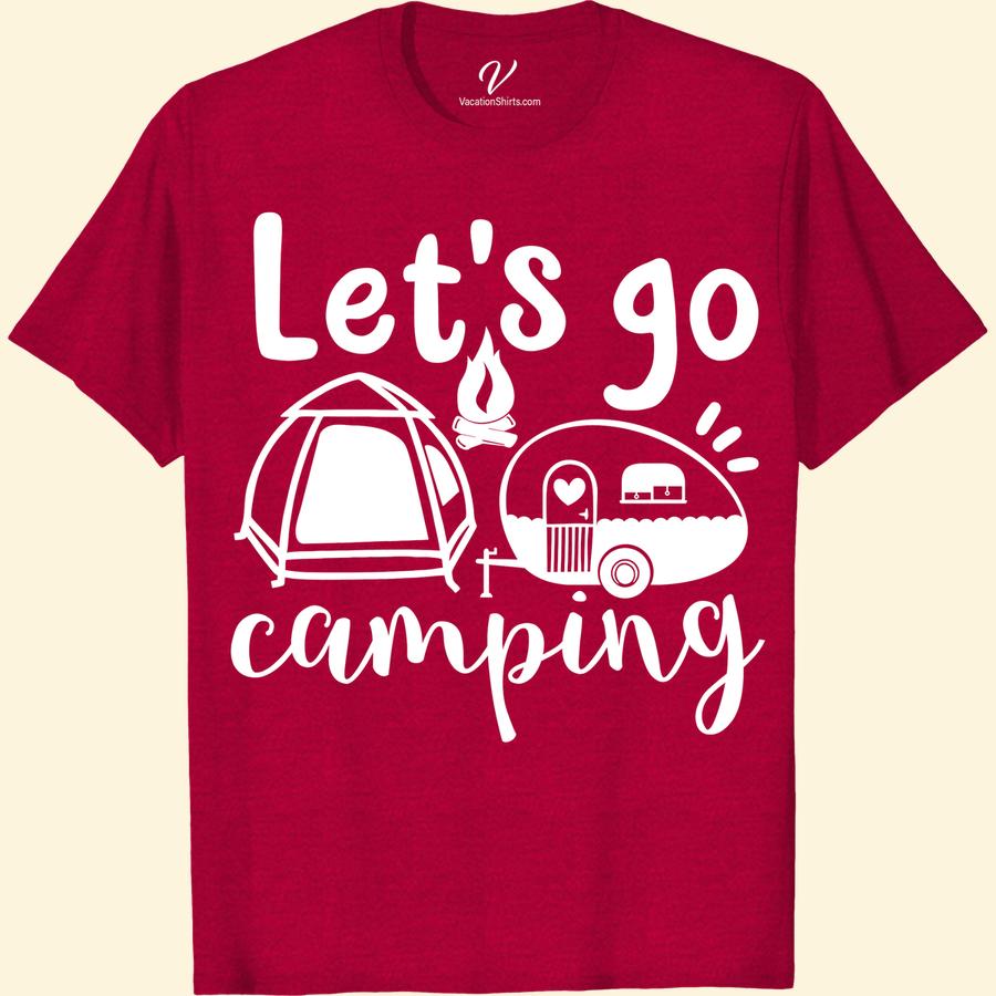 Adventure Awaits Camping Tee - VacationShirts.com Get ready for your next outdoor adventure with our 'Adventure Awaits Camping Tee'! Perfect for hiking, camping, or simply exploring nature, this wilderness-inspired t-shirt is a must-have for any nature lover's outdoor clothing collection. Shop now at VacationShirts.com!
