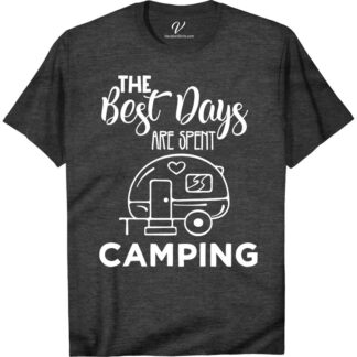 Outdoor Adventure Camping Tee - Best Days Graphic Shirt  Embrace the call of the wild with our Outdoor Adventure Camping Tee! This nature lover apparel features a stunning mountain adventure top graphic, perfect for any camping trip tee enthusiast. Hike in style with our forest inspired shirt - your best days are yet to come!