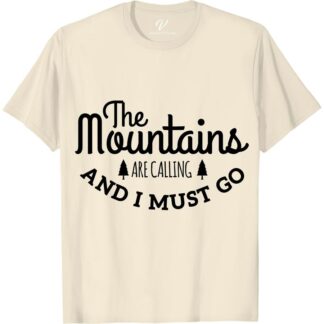 Adventure Awaits Mountain Graphic Tee - Traveler Shirt  Get ready to explore the great outdoors with our Adventure Awaits Mountain Graphic Tee! The perfect traveler shirt for hiking, camping, or simply embracing your wanderlust. Made with high-quality outdoor clothing materials, this nature-themed tee is a must-have for any adventure seeker.