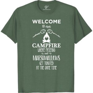 Cozy Campfire & Marshmallow Tee | VacationShirts.com Get ready for your next camping adventure with our Cozy Campfire & Marshmallow Tee! Perfect for roasting marshmallows by the bonfire, this outdoor clothing is a must-have for any camping trip. Shop now at VacationShirts.com for the ultimate vacation tees!