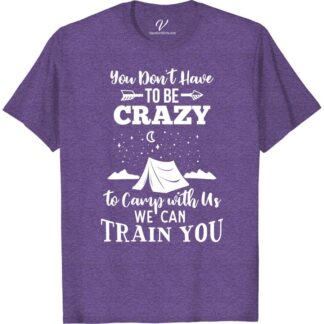 Camping Humor Tee - Crazy Campers Welcome | VacationShirts  Get ready to laugh around the campfire with our Camping Humor Tee - Crazy Campers Welcome! This funny camping t-shirt is perfect for outdoor humor enthusiasts who love camping jokes and campfire puns. Gear up for your next adventure with this humorous camper wear!