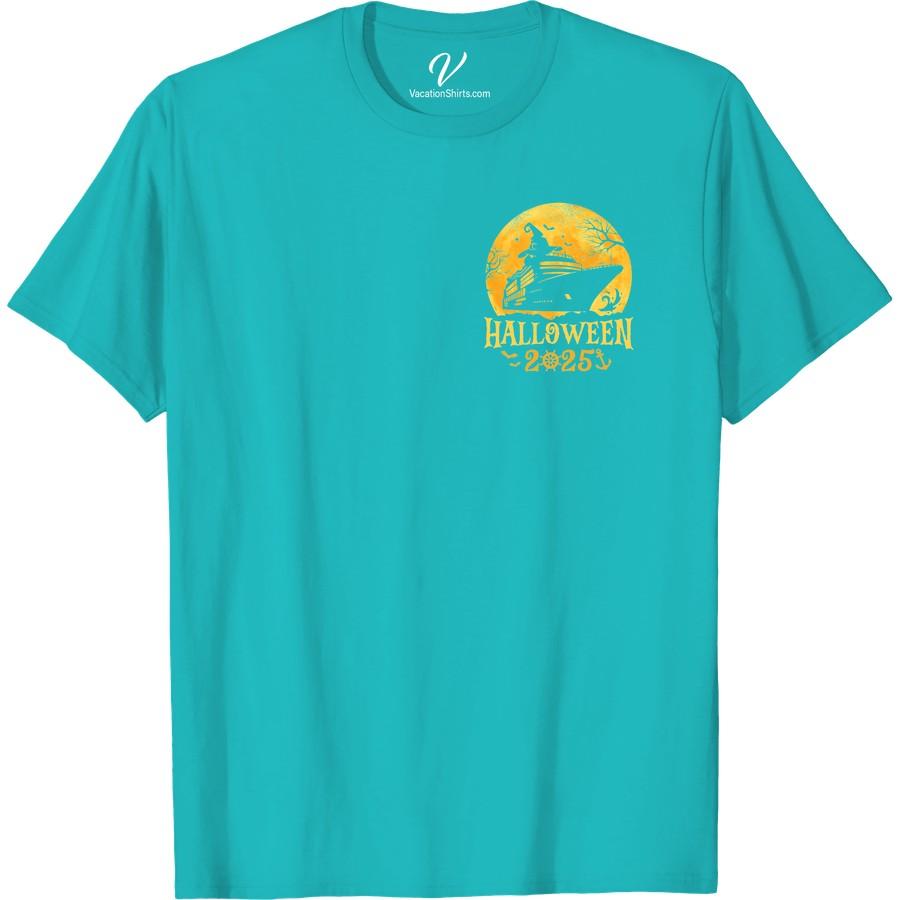 Halloween 2023 Cruise Tee: Spooky Sail Adventures Await! Set sail on a spooky adventure this Halloween 2023! Our unique Cruise Holiday Tshirt encapsulates the eerie allure of the sea. Display your festive spirit with our Halloween Cruise Tshirt and ensure your Cruise Themed Halloween Shirt matches your Spooky Sail Adventures! Grab your 2023 Halloween Cruise Tee now!