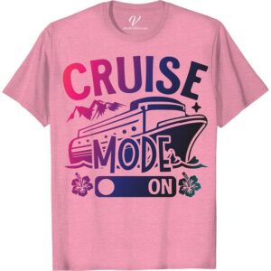 Set Sail: Cruise Mode ON Tee w/ Ship & Tropical Vibes  Embrace vacation mode with our 'Set Sail: Cruise Mode ON Tee'. This Tropical Vibes Tee makes perfect Cruise Vacation T-Shirts, unleashing real Cruise Ship Attire for your travel. A blend of Holiday Ship Tee and Beach Crew Neck T-Shirt, it's the ultimate Tropical Cruise Clothing. Get your Vacation Apparel now!