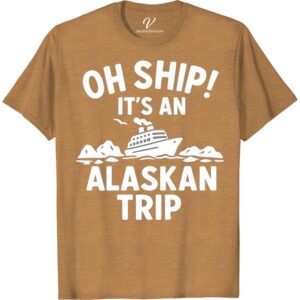 Oh Ship! Alaskan Cruise Tee: Nautical Fun for Travelers Experience the thrill of your journey with our 'Oh Ship! Alaskan Cruise T-shirt'. Perfect as fun travel t-shirt or a keepsake, this nautical travel tee is a quintessential part of every explorer's travel tee-shirt collection. Embrace adventure with our cruise ship apparel!