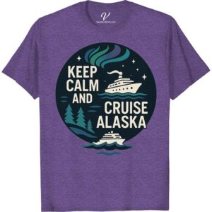 Keep Calm & Cruise Alaska Tee – Northern Lights Adventure Presenting our Keep Calm & Cruise Alaska Tee – Northern Lights Adventure vacation shirt. Ideal for cruise lovers, this Alaska Adventure shirt is the perfect Alaskan vacation apparel. Embrace the awe of the Northern lights vacation tee and take home the ultimate Cruise Alaska souvenir shirt.
