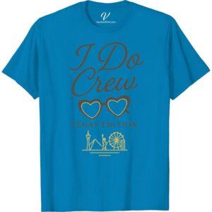 I Do Crew Vegas Tee: Heart Shades & Skyline for Bachelorettes Glam up your Vegas themed bachelorette party with our 'I Do Crew Vegas Tee'. This bachelorette party shirt captures the Vegas skyline and heart shades in a chic, memorable design. For dynamic bachelorette party outfit ideas, make our Vegas Bachelorette Party shirts your go-to!