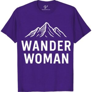 Women's 'Wander Woman' Mountain Tee - Adventure in Comfort  Stay stylish & comfortable on your adventurous endeavors with our 'Wander Woman Mountain Tee'. As part of our Women's Adventure T-Shirts line, this Hiking Apparel for Women merges durability and comfort in travel clothing. Ideal Mountain Hiking T-Shirt, perfect Women's Outdoor Clothing for every Wander Woman out there!