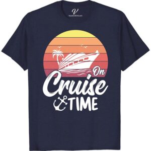 On Cruise Time T-Shirt: Sunset, Ship & Ocean Vibes Experience endless summer with our 'On Cruise Time' T-Shirt. Showcasing a mesmerizing sunset, ship, and ocean vibes, it's the perfect Cruise Vacation T-Shirt! From our Nautical Sunset to our Tropical Cruise designs, our Cruise Time Shirt collection offers an Ocean Vibes Clothing experience like no other.
