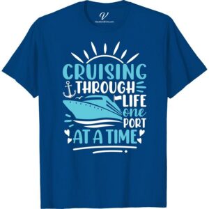 Sunburst Cruise Tee: Sail Through Life One Port at a Time The Sunburst Cruise Tee is the perfect tropical travel t-shirt for your next marine adventure. Our Nautical Cruise T-shirt combines style and comfort, making it the ultimate Cruise Wear Tee. Sail through life one port at a time with our Sailing Life T-Shirt. Live the beach vacation dreams with our Sailing Themed Tee. Enjoy the sun, sail, and style!