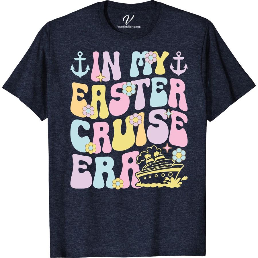 Pastel Easter Cruise T-Shirt - Floral, Anchors & Ship Delight Step into spring with our 'Pastel Easter Cruise T-Shirt'. Adorned with lovely floral prints, chic anchors, and playful ship delight patterns, it's the perfect pastel vacation shirt. Express your love for cruising with our floral Easter cruise T-shirt. A pastel ship shirt designed to make your holiday extra special!