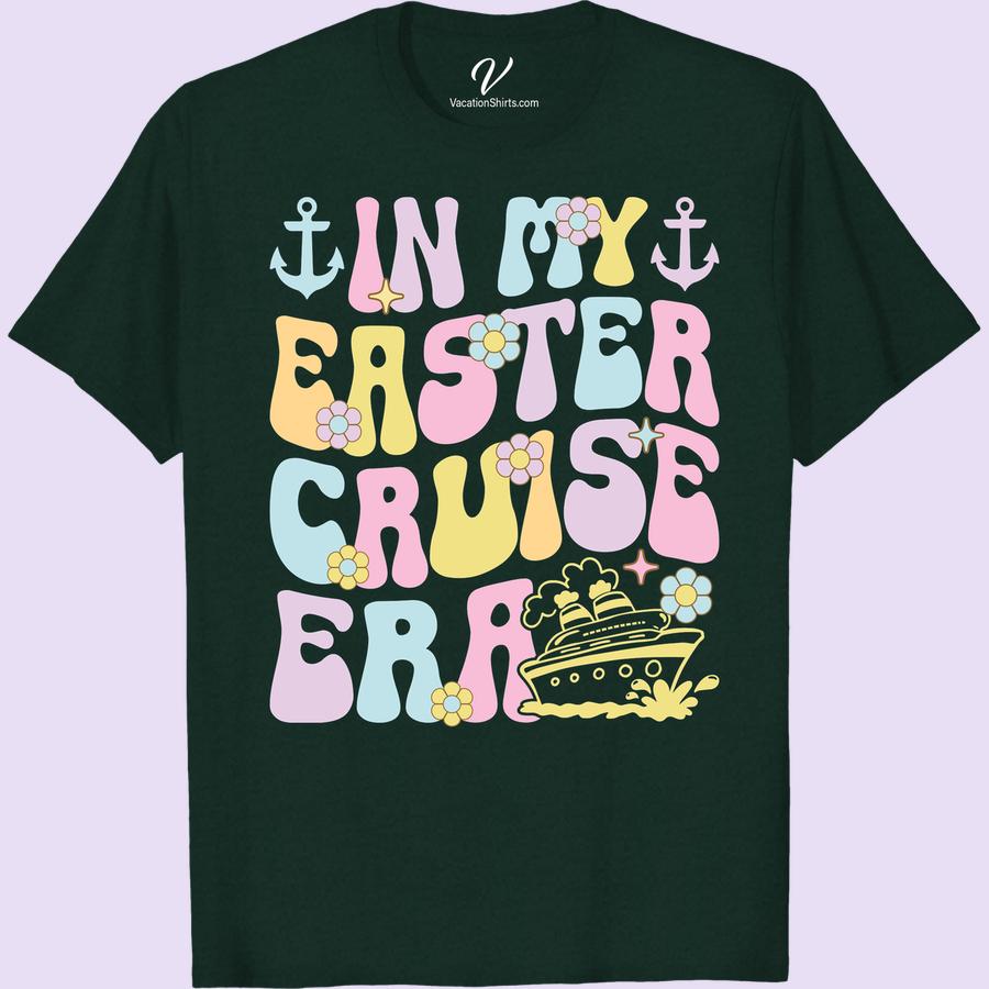 Pastel Easter Cruise T-Shirt - Floral, Anchors & Ship Delight Step into spring with our 'Pastel Easter Cruise T-Shirt'. Adorned with lovely floral prints, chic anchors, and playful ship delight patterns, it's the perfect pastel vacation shirt. Express your love for cruising with our floral Easter cruise T-shirt. A pastel ship shirt designed to make your holiday extra special!
