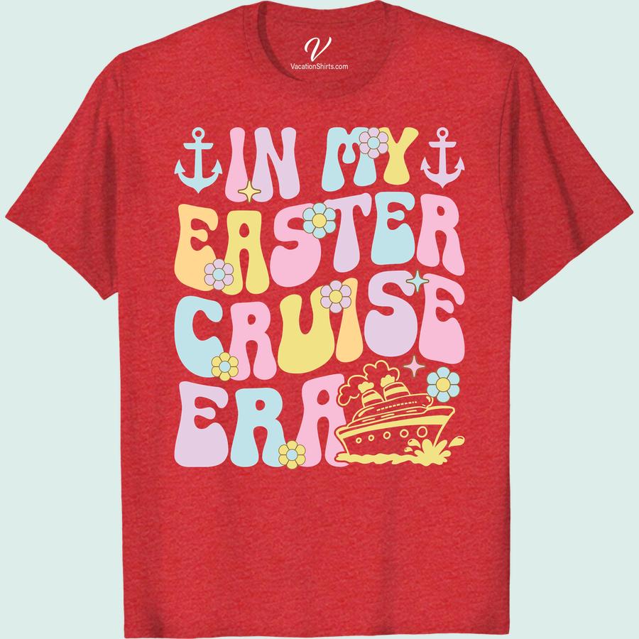 Pastel Easter Cruise T-Shirt - Floral, Anchors & Ship Delight Step into spring with our 'Pastel Easter Cruise T-Shirt'. Adorned with lovely floral prints, chic anchors, and playful ship delight patterns, it's the perfect pastel vacation shirt. Express your love for cruising with our floral Easter cruise T-shirt. A pastel ship shirt designed to make your holiday extra special!