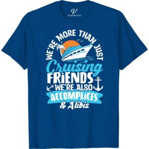 Adventure Awaits: Cruise Friends & Alibis Graphic Tee Setting sail or hitting the beach, our 'Adventure Awaits: Cruise Friends & Alibis Graphic Tee' is a vacation must-have. Stand out with this Adventure Graphic Tee's unique design, perfect for Cruise T-shirts and Beach Vacation T-shirts lovers alike. Your holiday alibis apparel and traveling friend tees collection will not be complete without it! Adventure Awaits T-Shirt SEO Friendly!
