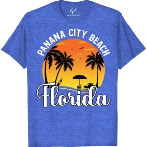 Panama City Beach Sunset Tee - Florida Paradise Vibes Experience the Florida paradise vibes with our Panama City Beach Sunset Tee. Perfect for any Florida vacation, this t-shirt captures the enchanting beach sunset that Panama City is famous for. Turn heads with this stylish beachwear - it's more than just a shirt, it's a lifestyle.