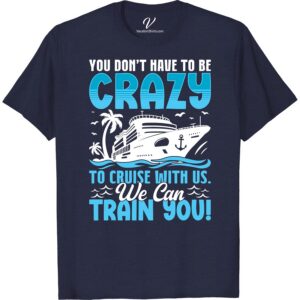 Join the Cruise Craze Tee - Fun Seascape Design in Soft Cotton Cruise Shirts Unleash your inner sailor with our Unisex Cruise Vacation T-Shirt. This Fun Travel T-Shirt features an eye-catching Seascape Design Tee in Soft Cotton Vacation Apparel. Our trendy Cruise Craze Clothing captivates the spirit of adventure, a must-have for any Nautical Theme Apparel collection. Stay stylish and comfortably cool with our Comfy Vacation Tee.