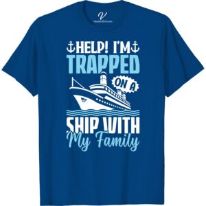 Trapped on a Ship Family Cruise T-Shirt – Vacation Fun Tee Family Cruise Shirts Get onboard with our 'Trapped on a Ship Family Cruise T-Shirt'! This Vacation Fun Tee pairs perfect fun and flair for your next sailing adventure. Stand out with our Cruise Vacation T-Shirt, an essential piece of Family Vacation Apparel that exudes nautical charm. This Fun Family Cruise Shirt is not just another Vacation Themed T-shirt. It's your family's story. Enjoy the voyage!