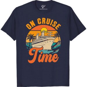 On Cruise Time: Sunset Tee with Ship & Palms by VacationShirts Classic Cruise Shirts Slip into a relaxed vibe with our On Cruise Time: Sunset Tee with Ship & Palms by VacationShirts. This stylish unisex Cruise Vacation T-Shirt fades into a stunning tropical sunset, featuring dreamy palm trees and ship design. Perfect for all your Beach themed and Tropical Vacation Apparel needs.