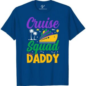 Cruise Squad Daddy Tee – Sun, Sea & Style for Vacation Vibes  Sail into style with our Cruise Squad Daddy T-shirt! This men's vacation tee blends sun, sea, and style for that perfect vacation vibe. Be the trendsetter aboard with this stylish cruise tee for dads—a standout piece in beach vacation apparel and men's cruise fashion t-shirts!