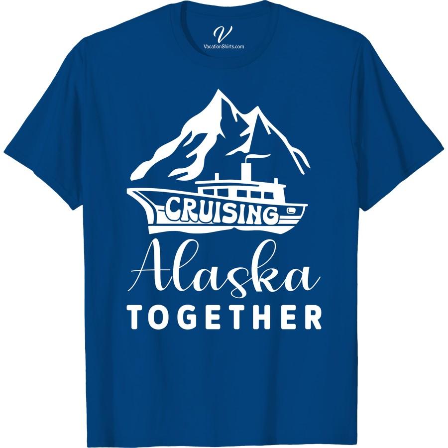 Alaskan Cruise Adventure Tee - Unite in Style with Mountains & Ship Take your Adventure Tee Alaska to the next level with our iconic Alaskan Cruise T-Shirt. Perfect for any Alaska Vacation Clothing collection, this Alaska Cruise Wear features captivating Mountain Design T-Shirt aesthetics. Unite in style with our Alaska Travel Shirt – a Cruise Fashion Tee that flawlessly combines Alaska Adventure & Ship Design. Essential Alaska Tourism T-Shirt!