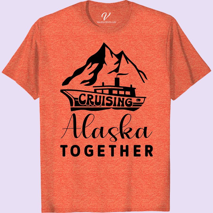 Alaskan Cruise Adventure Tee - Unite in Style with Mountains & Ship Take your Adventure Tee Alaska to the next level with our iconic Alaskan Cruise T-Shirt. Perfect for any Alaska Vacation Clothing collection, this Alaska Cruise Wear features captivating Mountain Design T-Shirt aesthetics. Unite in style with our Alaska Travel Shirt – a Cruise Fashion Tee that flawlessly combines Alaska Adventure & Ship Design. Essential Alaska Tourism T-Shirt!