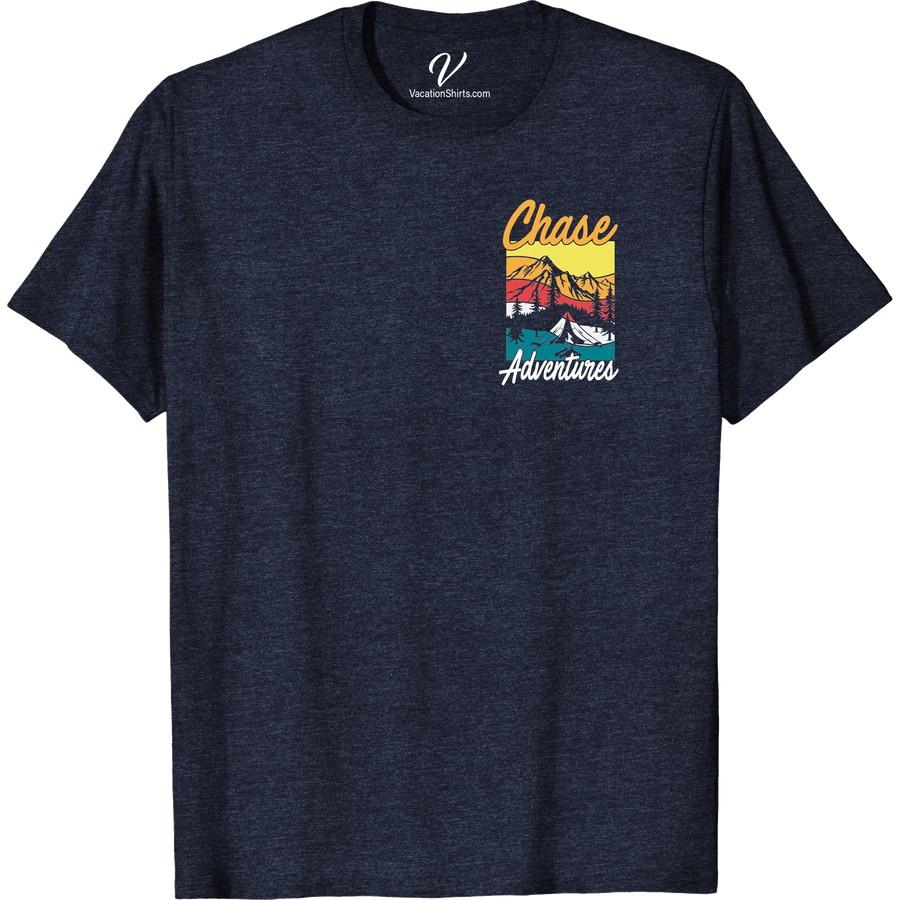Explore Adventure T-Shirt: Vibrant Mountain & Tent Design Discover the true spirit of exploration with our Adventure Explore T-Shirt! Flaunting a vibrant mountain print, a whimsical tent design, and breathtaking wilderness scenery, this trendy camping vacation shirt is perfect for your next outdoor escapade. Unleash your hiking adventure with style!